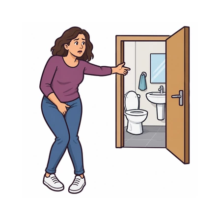 Quiero ir al baño